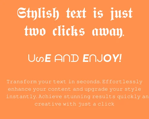 Font Generator 12 tool is easy to use