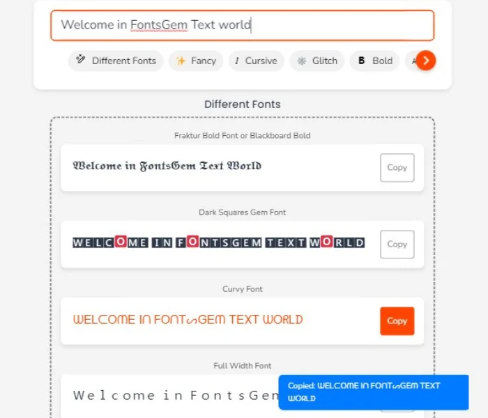 Font Generator 5 copied