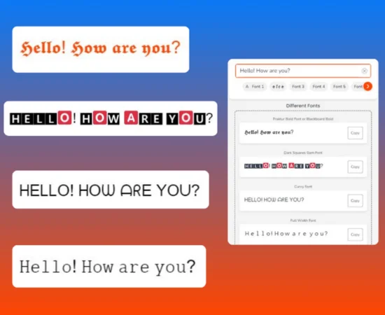 Font Generator 1 Font generator