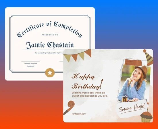 Cursive Font 2 cursive font