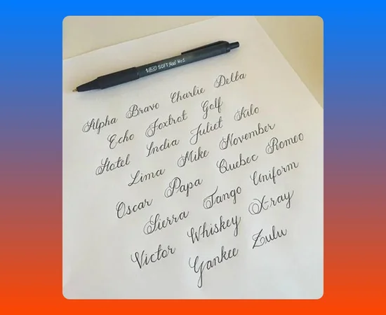 Cursive Font 8 cursive as a handwriting