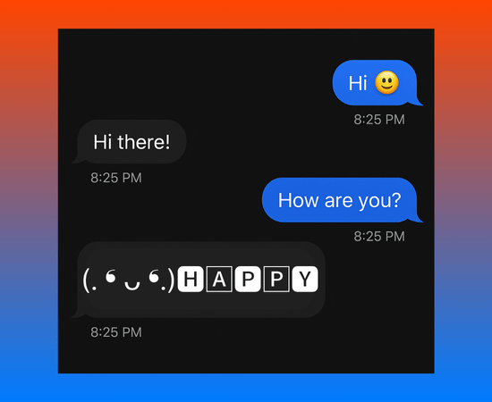 ASCII Face Decorated Fancy Font | Stylish Emotions 3 Use case of ascii face with font